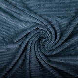 Coton Tricoté Grand Velours Côtelé Bleu Jean Coton Tricoté Grand Velours Côtelé Bleu Jean