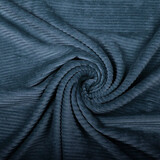 Cotone a Maglia Larga Velluto a Coste Blu Denim Cotone a Maglia Larga Velluto a Coste Blu Denim