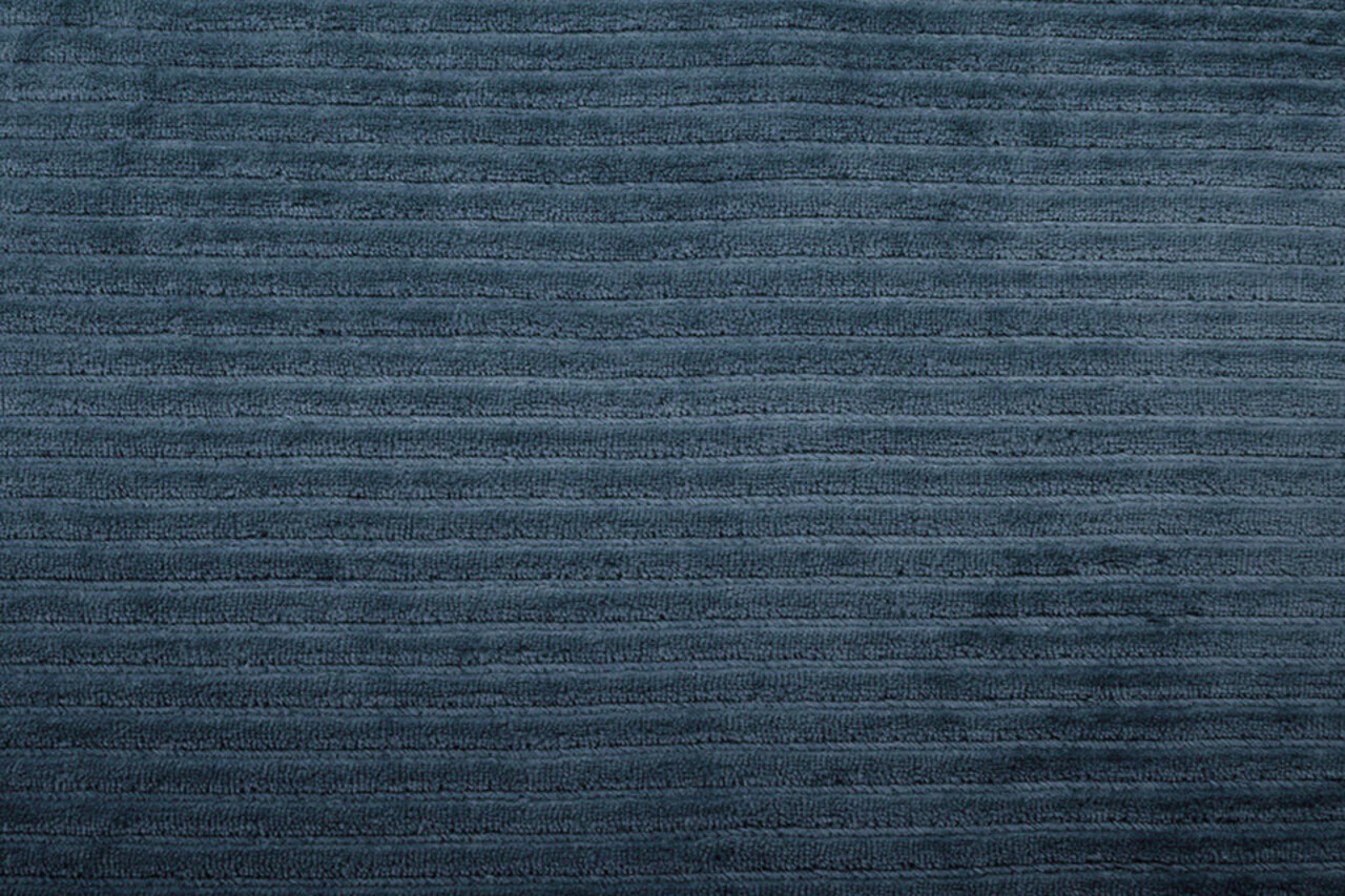 Pana Ancha de Algodón de Punto Azul Denim Pana Ancha de Algodón de Punto Azul Denim