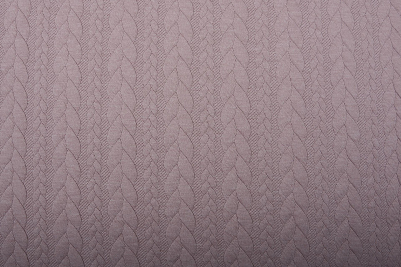 Gebreide Kabel Stof Tricot Oud Roze Gebreide Kabel Stof Tricot Oud Roze