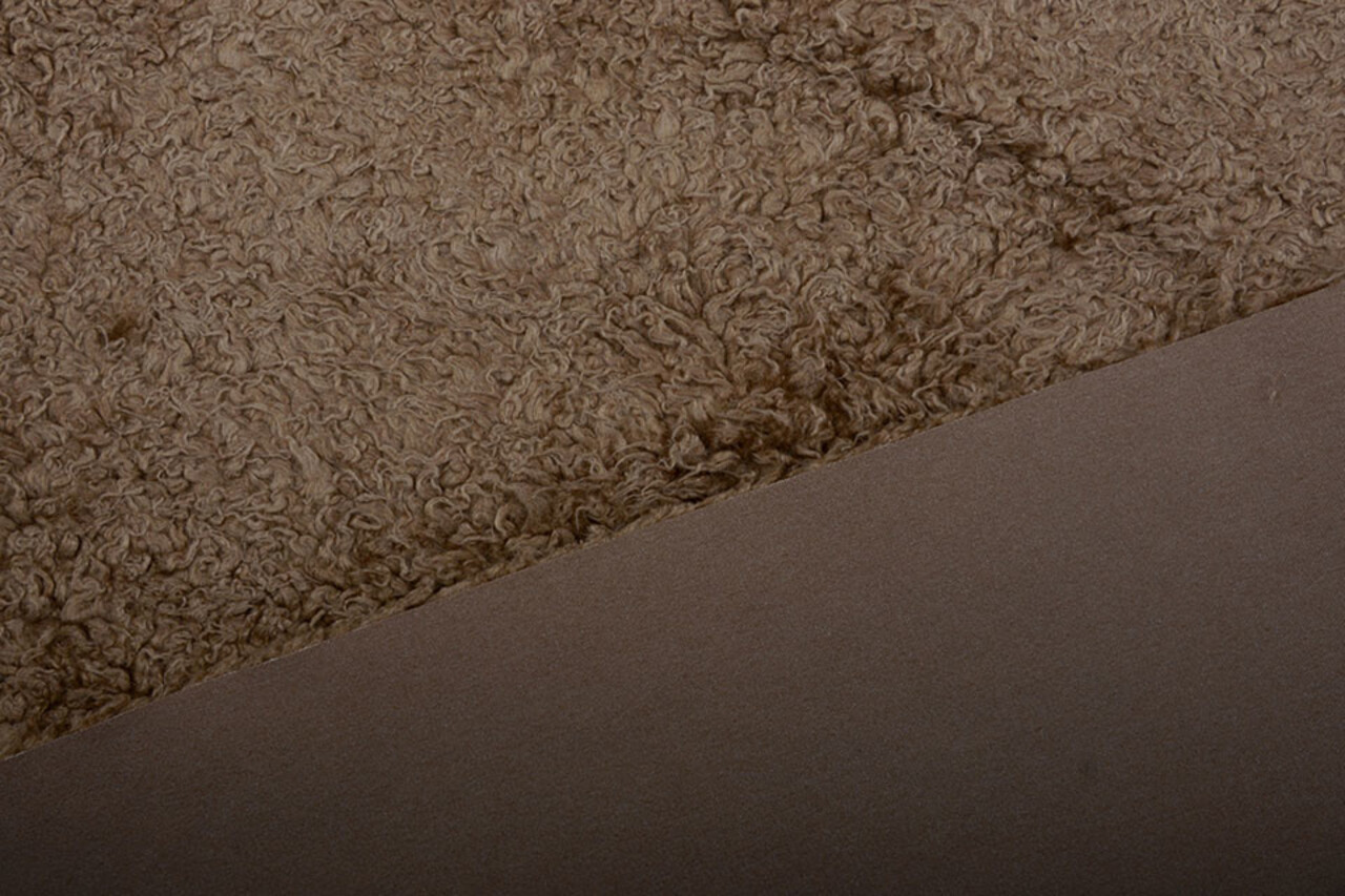 Hairy Borg Fabric Noa  Brown