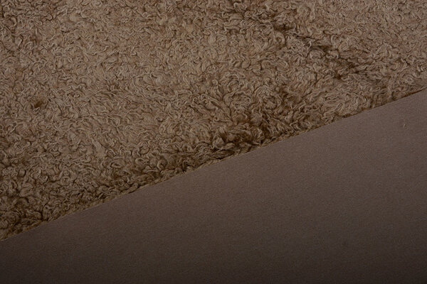 Hairy Borg Fabric Noa  Brown