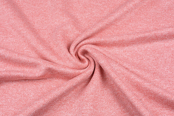 French Terry Sweatstof Koraal Melange