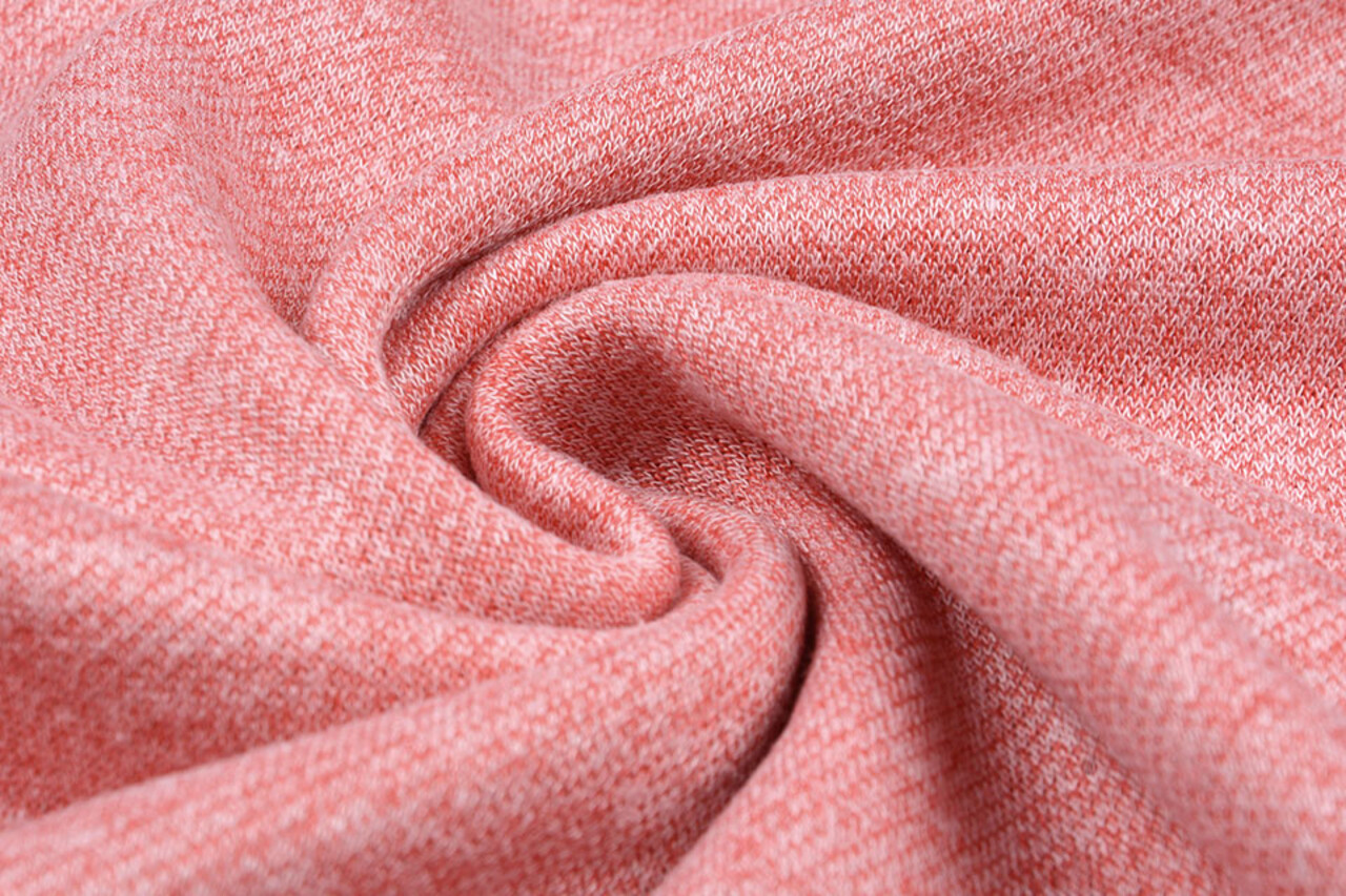 French Terry para Sudadera Coral Jaspeado French Terry para Sudadera Coral Jaspeado