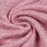 French Terry Sweat Fabric Light Wine Red Melange French Terry Sweat Fabric Light Wine Red Melange