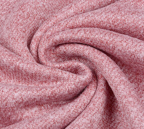 French Terry Sweatstof Licht Wijn Rood Melange French Terry Sweatstof Licht Wijn Rood Melange