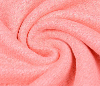 French Terry Sweat Fabric Fluor Pink Melange