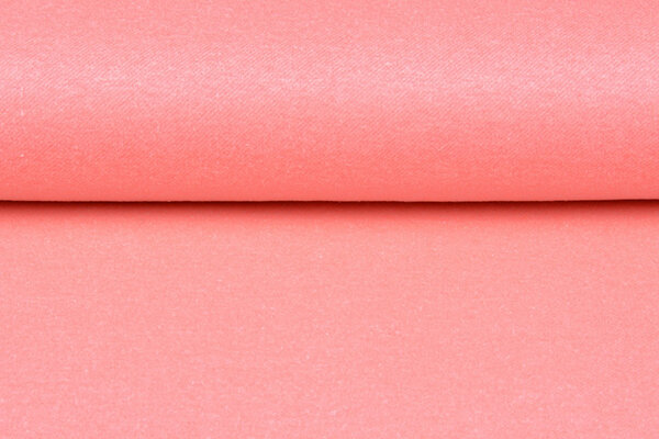 French Terry Sweat Fabric Fluor Pink Melange