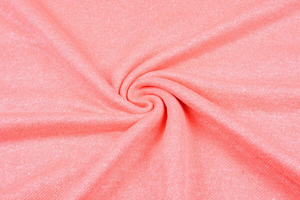 French Terry Sweatstoff Fluorrosa Melange