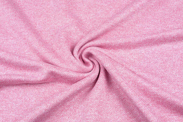 French Terry Sweat Fabric Pink Melange