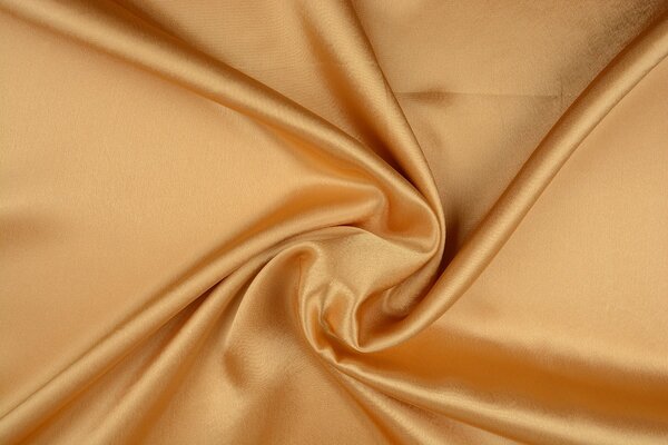 Poly Satin Dunkelgold