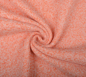 Knitted Woolen Fabric Lanoso Orange Knitted Woolen Fabric Lanoso Orange