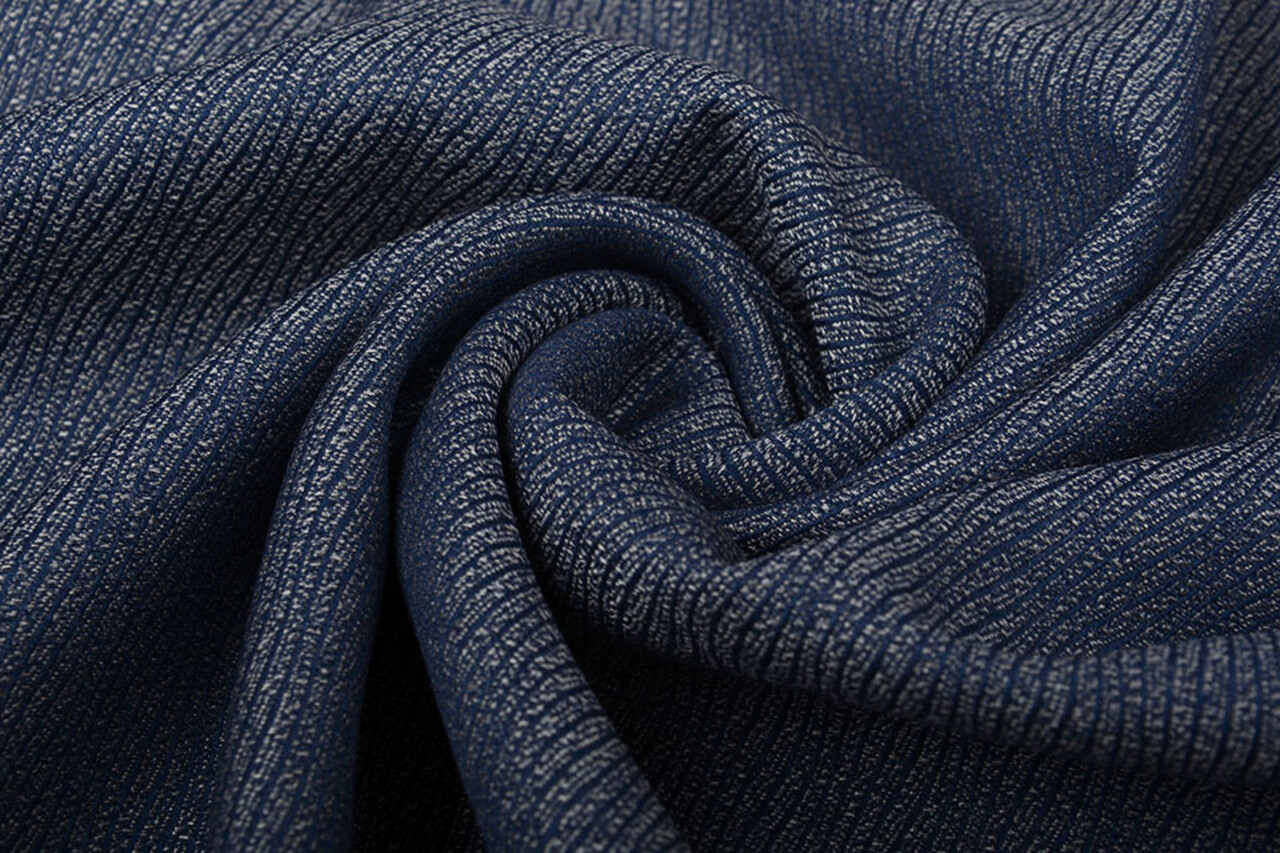 Tweed Novidade Diagonal Marine