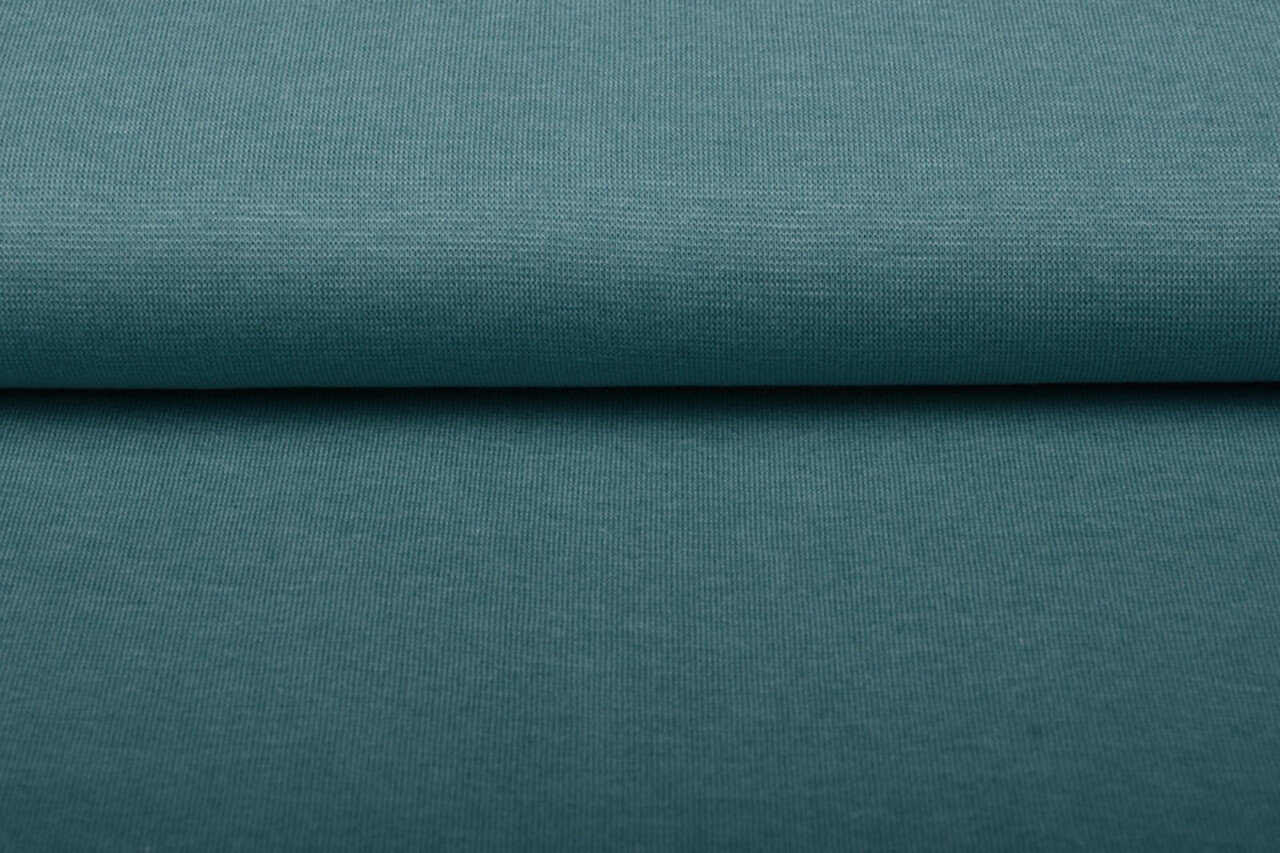 Cuff fabric Light Petrol Melange