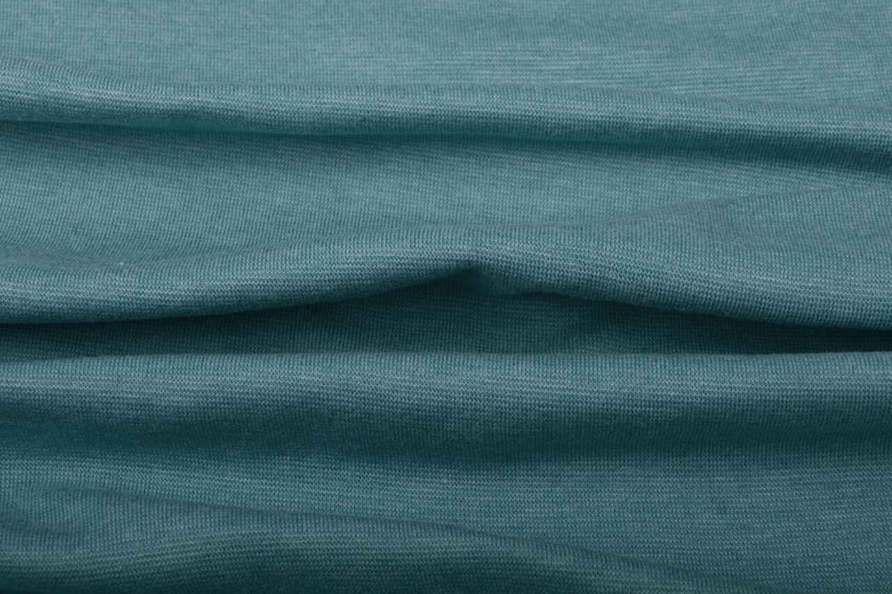 Cuff fabric Light Petrol Melange