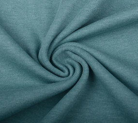 Strickbündchen HellPetrol Meliert