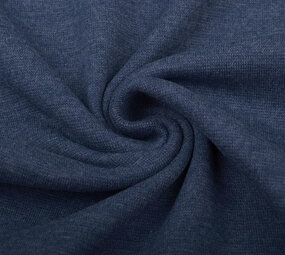 Strickbündchen Jeans Meliert