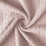 A Maglia Treccia Tessuto Maglia Rosa Cipria A Maglia Treccia Tessuto Maglia Rosa Cipria