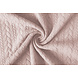 A Maglia Treccia Tessuto Maglia Rosa Cipria A Maglia Treccia Tessuto Maglia Rosa Cipria