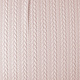 Knitted Cable Fabric Tricot Powder Pink