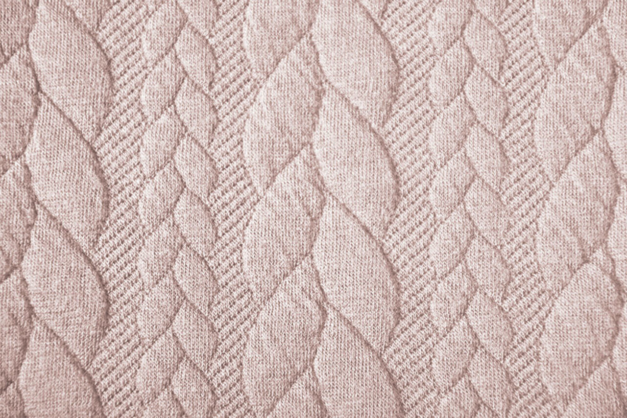 A Maglia Treccia Tessuto Maglia Rosa Cipria A Maglia Treccia Tessuto Maglia Rosa Cipria