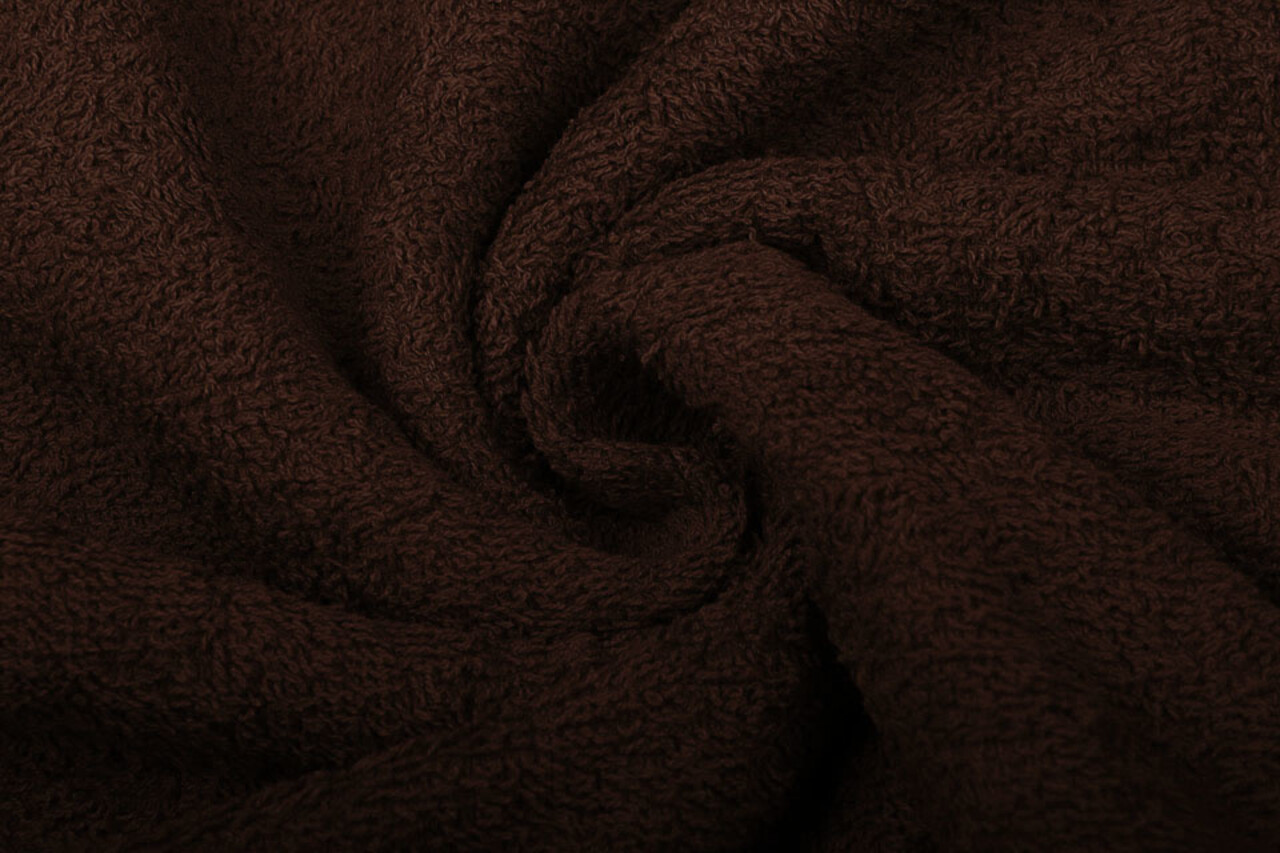 Oeko-Tex®  Badstof Donker bruin