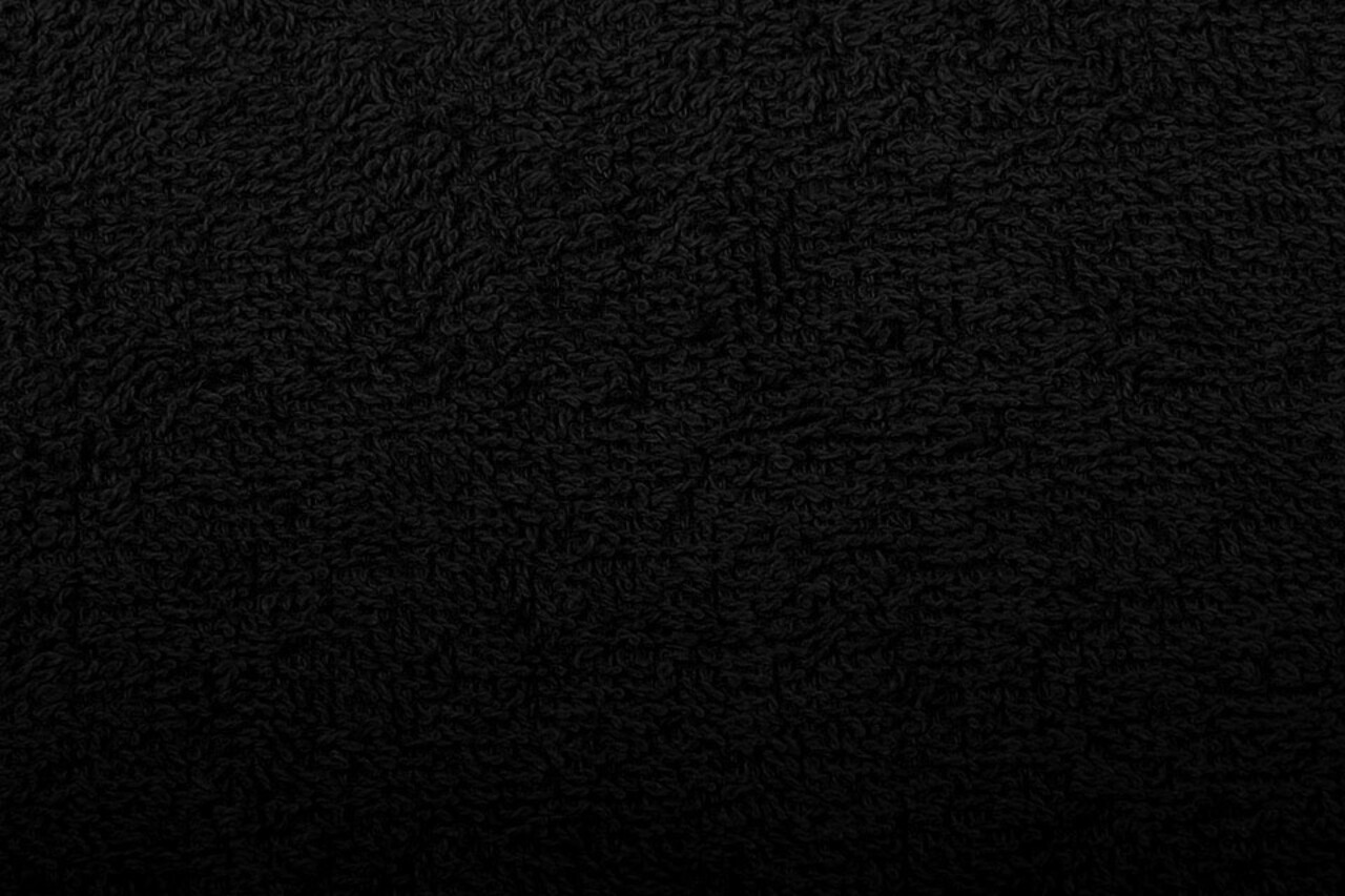 Oeko-Tex® Tissu Éponge Noir Oeko-Tex® Tissu Éponge Noir