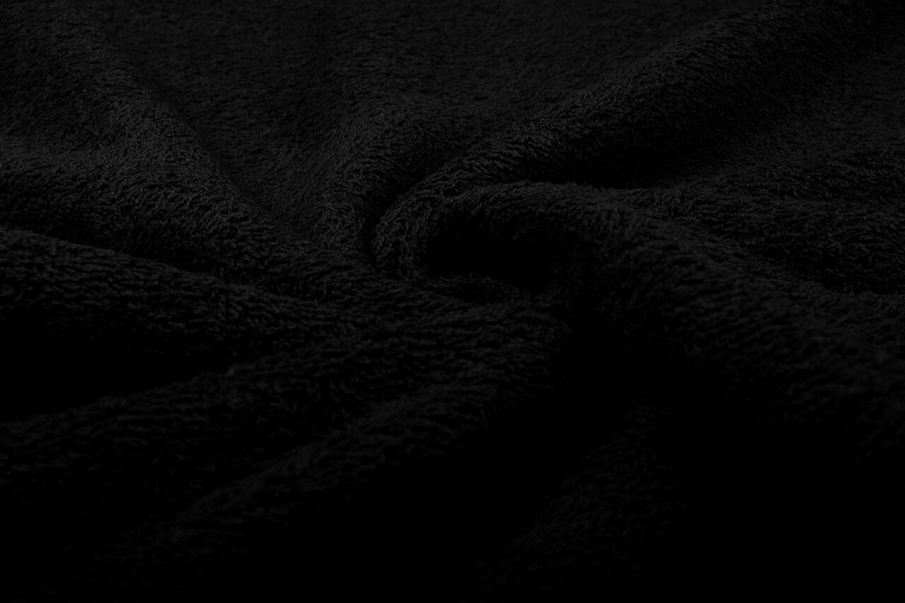 Oeko-Tex® Tissu Éponge Noir Oeko-Tex® Tissu Éponge Noir
