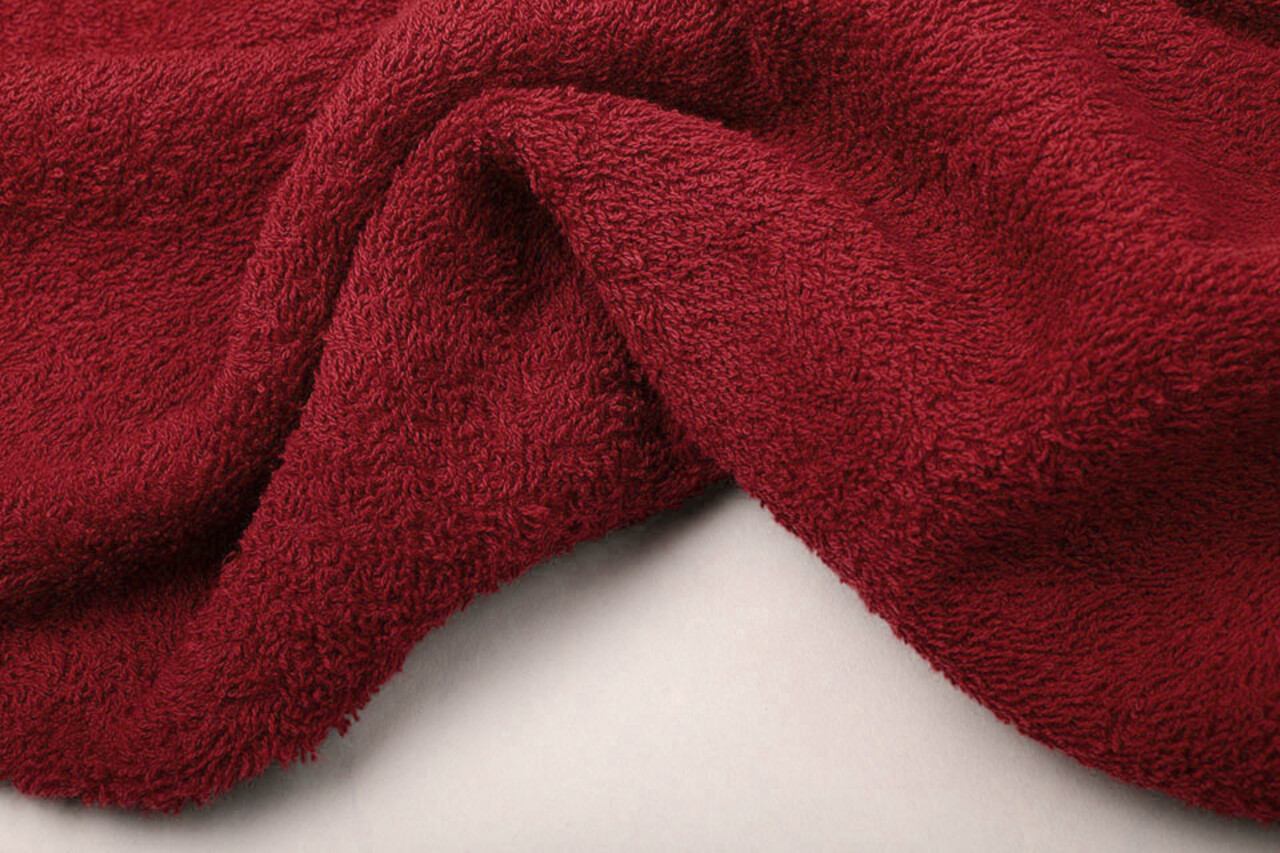 Oeko-Tex®  Tissu Éponge Rouge