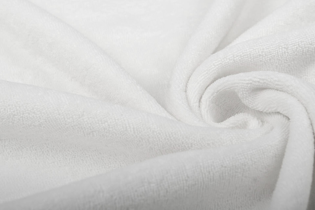 Oeko-Tex®  Stretch Frottee Weiß