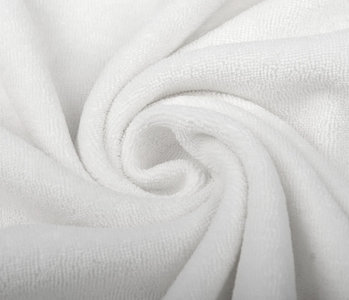 Oeko-Tex®  Stretch Terry Cloth White