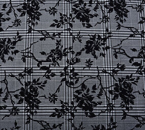 Geweven Ruit Flock Grijs Kulu Geweven Ruit Flock Grijs Kulu