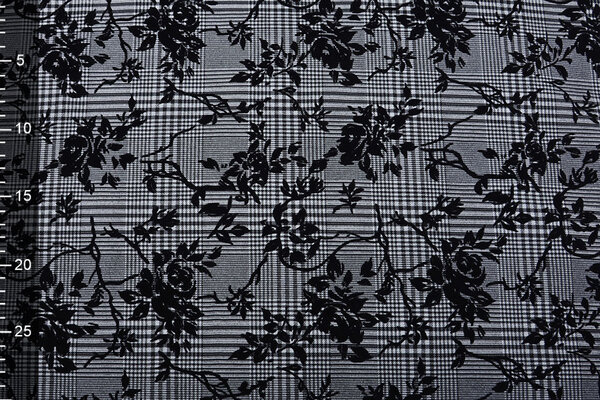 Geweven Ruit Flock Grijs Kulu Geweven Ruit Flock Grijs Kulu