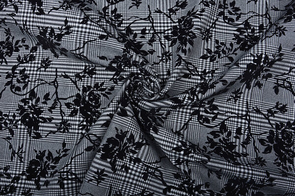 Gewebte Kariertes Grau Kulu Gewebte Kariertes Grau Kulu