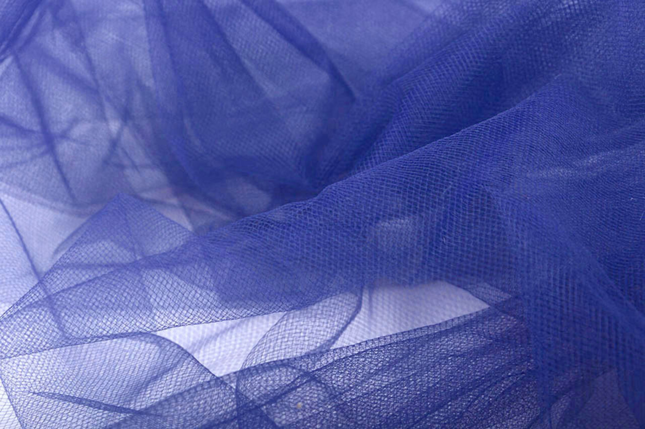 Braut Tüll Empire Blue