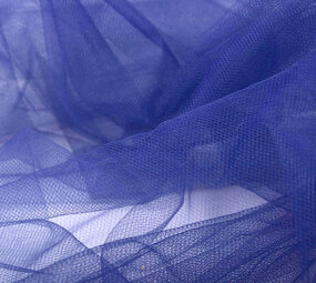 Bruids Tule Empire Blue