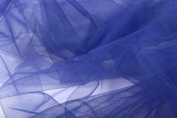 Braut Tüll Empire Blue