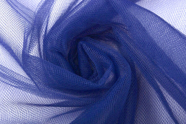 Bruids Tule Empire Blue