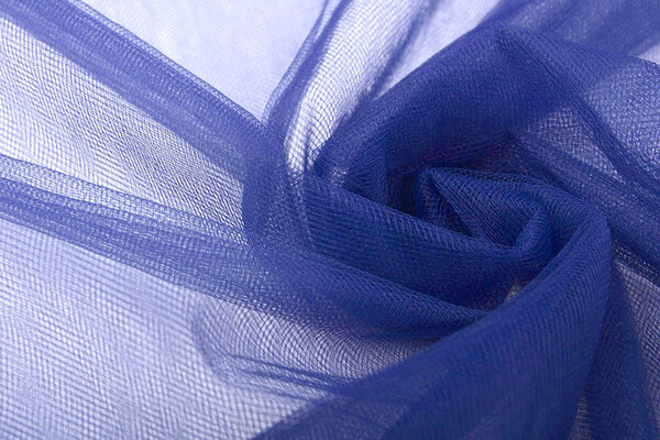 Tulle de Mariée Empire Bleu
