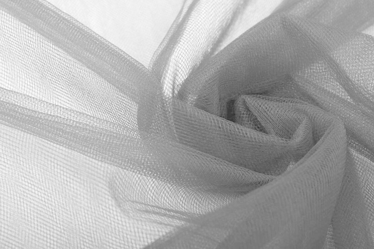 Bruids Tule Silver Grey Bruids Tule Silver Grey