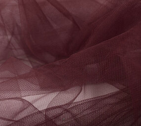 Braut Tüll Burgundy