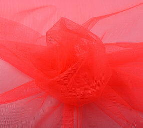 Tulle Fluorescent Rouge Tulle Fluorescent Rouge