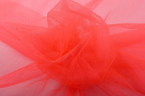 Tüll Fluorescent Red
