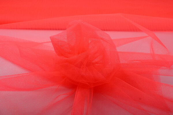 Tul Fluorescent Rojo Tul Fluorescent Rojo