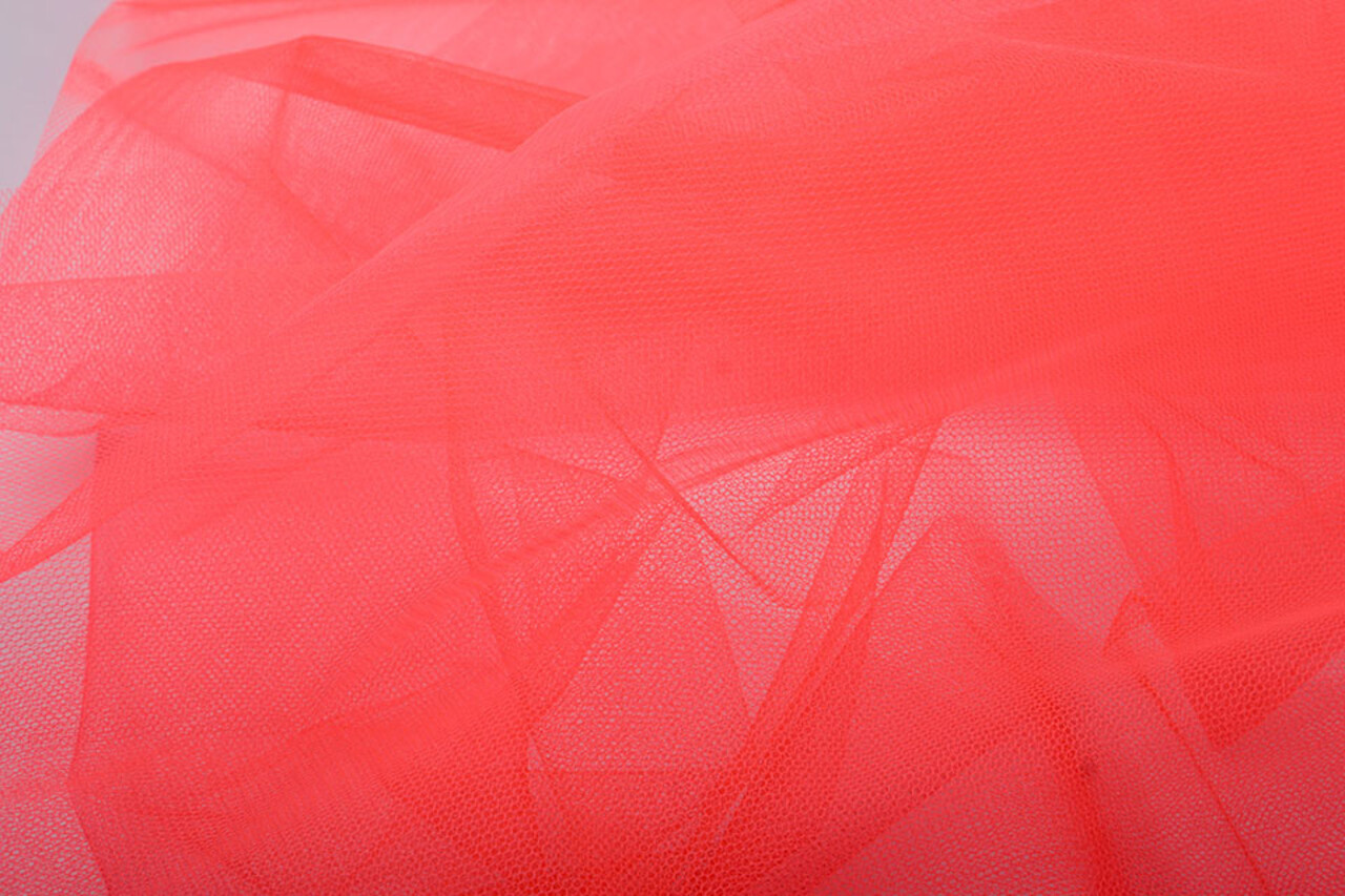 Tul Fluorescent Rojo Tul Fluorescent Rojo