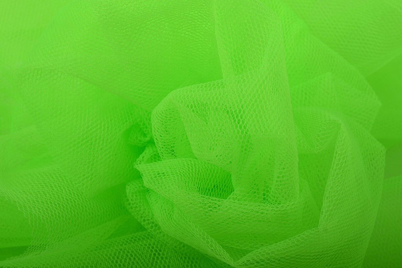 Tulle Fluorescent Verde Tulle Fluorescent Verde