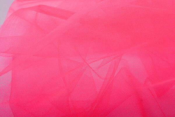 Tüll Fluorescent Cerise Tüll Fluorescent Cerise
