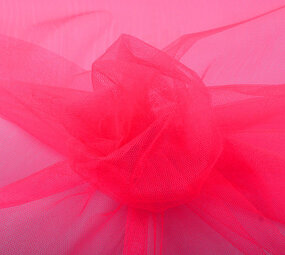 Tüll Fluorescent Cerise Tüll Fluorescent Cerise