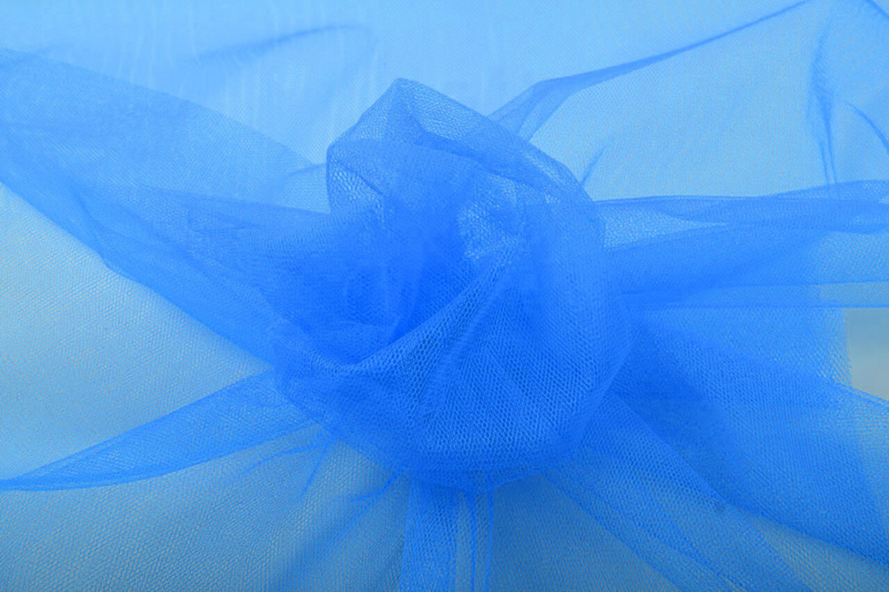 Tul Fluorescent Azul