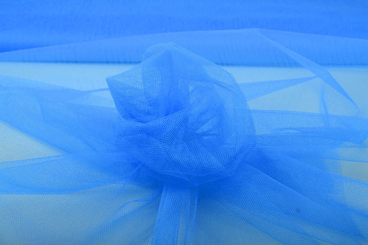 Tulle Fluorescent Bleu